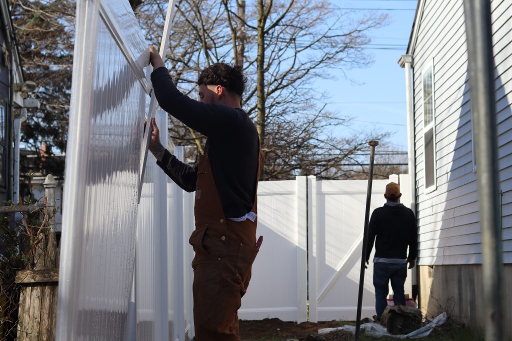 White Vinyl Fences
